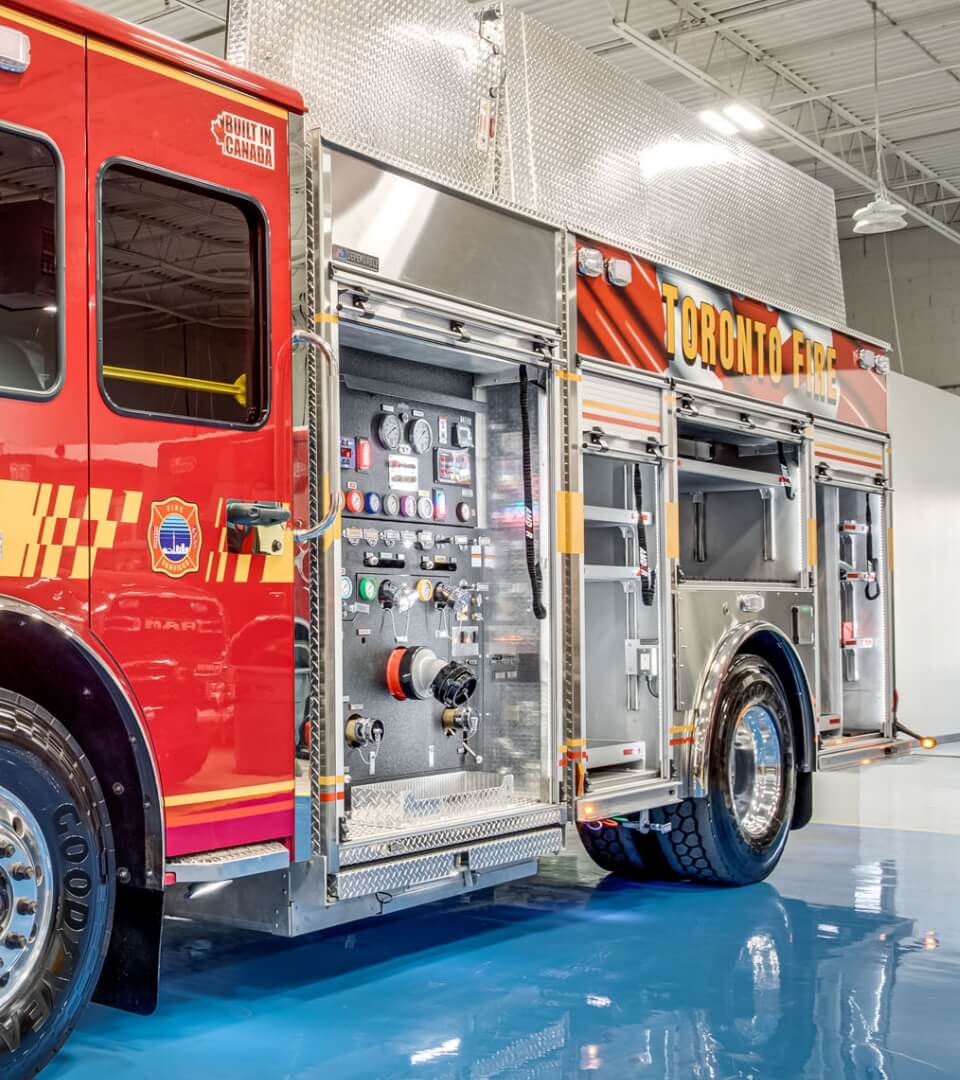 Fire Truck with Volta System Li Ion Power Systems for RVs